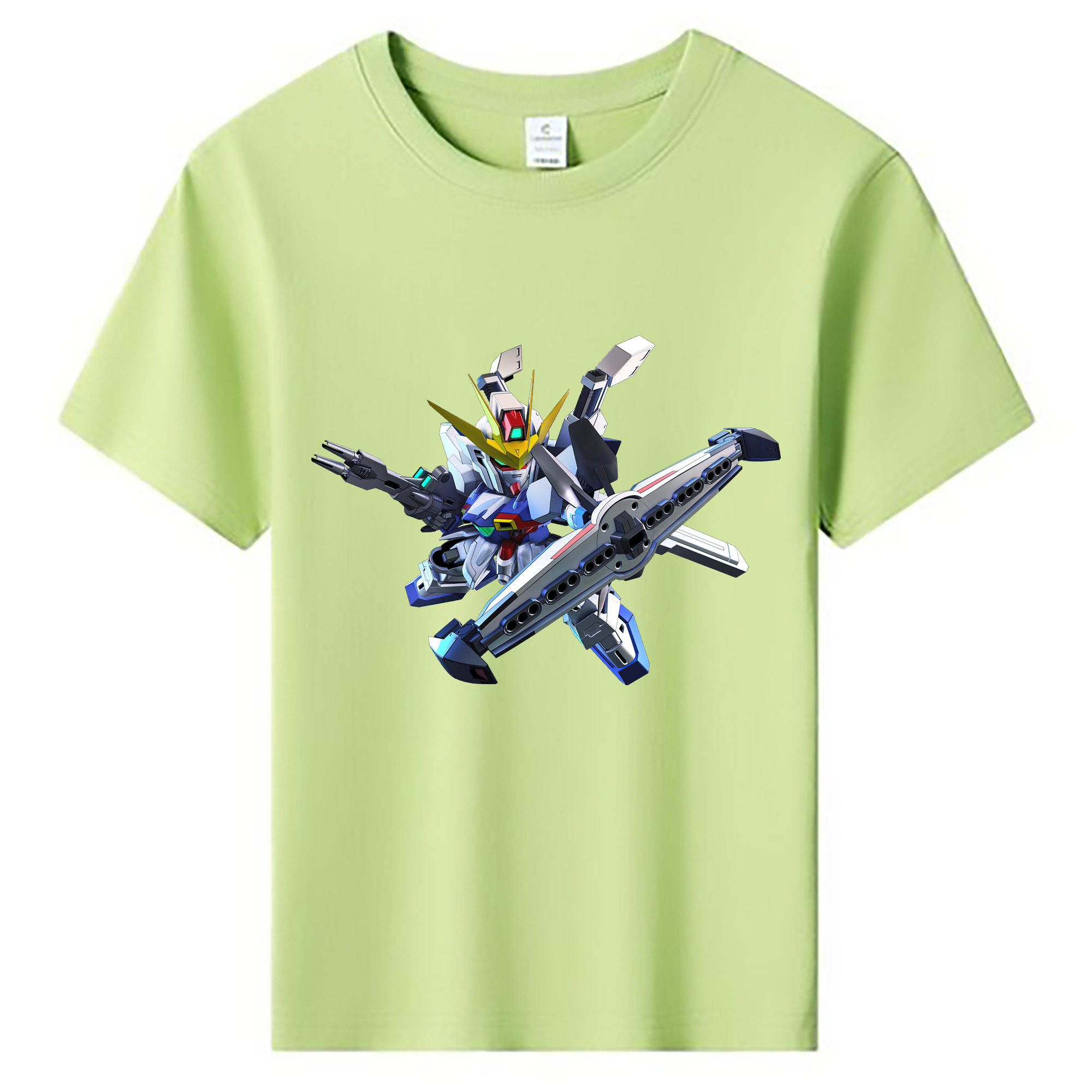 （画像用） 機動戦士ガンダム Mobile Suit Gundam 綿100％キッズTシャツ（フロントプリント）